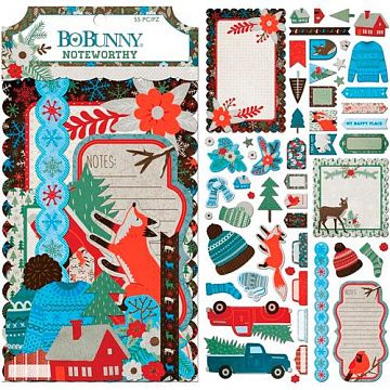 Набор вырубок из бумаги "Winter Getaway" (BoBunny)