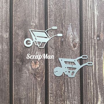 Нож "Тележка", 4х5,5 см (Scrapman)