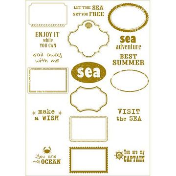 Лист веллума А4 "Sea adventure. Frames" (Bee Shabby)