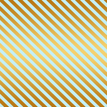 Бумага с фольгированием "Every day gold. Golden stripes blue" (Скрапмир)